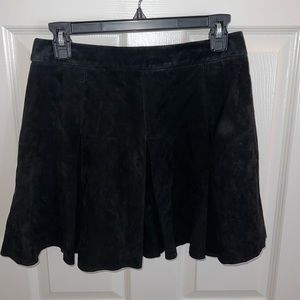 Alice and Olivia Velvet Skater Skirt